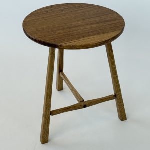Brown Oak Cricket Table